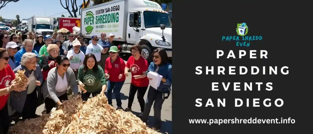 Paper Shredding Events San Diego 2025