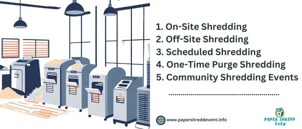 Types of Shredding Services Available in Omaha