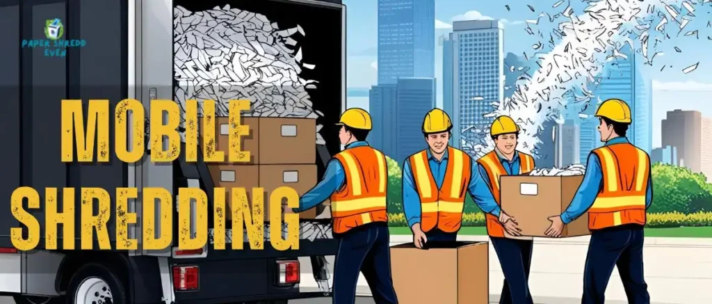 Mobile shredding